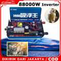 99900W 45A 20 Tubes Inverter Daya Tinggi DC 12V Konverter Penambah Baterai Trafo Inverter Konverter Penambah Voltase. 