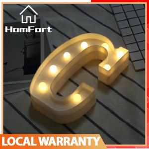 LED English Letter Light Digital Modeling Light Ins Photo Props Decorative Birthday Wedding Party Lights Home Decor