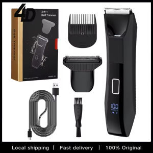 Kemei 4D 351 Electric Groin Hair Trimmer Electric Trimmer for Men Waterproof Ball Ceramic Blade Body Groomer for Pubic/Body/Groin