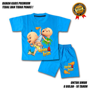 SETELAN ANAK LAKI LAKI UPIN IPIN AYAM GORENG BAHAN PREMIUM / SETELAN ANAK LAKI LAKI USIA 0-10 TAHUN / BAJU ANAK LAKI LAKI / SETELAN ANAK LAKI LAKI