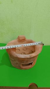 Lò đất nung lò nướng than bếp nước than nhỏ 17 cm