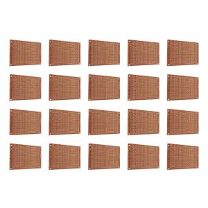 5x7cm Bakelite PCBs Board 20PCS Electrical Insulation Boards 1.0mm Drilled Holes 2 for DIY Electronics Circuit Board