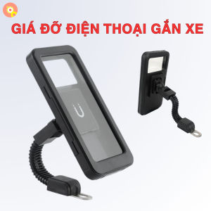 Giá Đỡ Điện Thoại Hút Nam Châm Gắn Xe Máy 2209P - Chống Nước Chống Rung Xoay 360 Độ