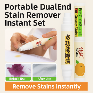 Portable Stain Remover Clothes First Aid Cleaner Dual Head NoRe