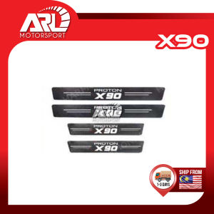 Proton X90 (2023-2027) Door Step Sticker Carbon Protector Fit ARL Motorsport Car Accessories