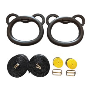 2 Pcs Gym Ring | Pull Up Bar Gymnastic Ring Cincin Senam Gymnastics Yoga Ring Fitness Tali Stretching Fitnes