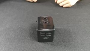 3USB 1Type C Ports Universal Travel Adapter Covers 200+ Countries Multifunctional Power Adapter All in One Travel Charger