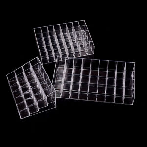 [nuwg] 24 36 40 Son môi chủ hiển thị đứng mỹ phẩm tổ chức trang điểm trường hợp Acrylic