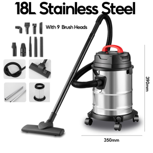 TIXX Vacuum Cleaner for house Dry/Wet and Blow 3 in 1 15L Vacuum Cleaner 1200W Suit for Bed/Sofa/Car