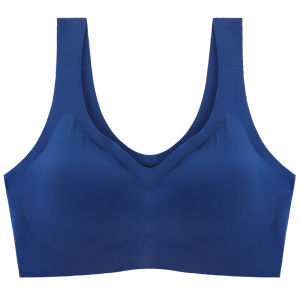 INTIMA 【upgrade】 super selesa tanpa wayar Push Up Bra wanita ais sutera lancar Vest Bralette tidur sukan harian memakai pakaian atas dengan Pad dada Plus saiz pakaian dalam dijual