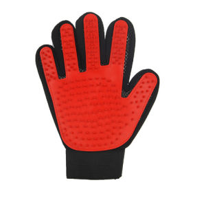 Lovinland Pet Glove Cat Grooming Hair Deshedding Brush Dog Comb for Pet Bath Hair Remover Clean Massage For Long Hair Animals 1pcs
