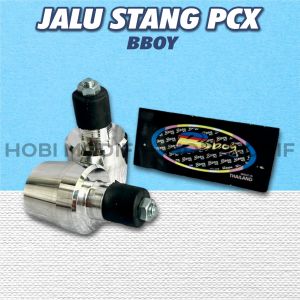 JALU STANG PCX JALU STANG HONDA PCX ORIGINAL JALU STANG STANDAR ORI BBOY JALU STANG MOTOR JALU BANDUL STANG STIR BALANCER STIR MOTOR JALU BALANCE BAR END BAREND CHROME SET KIRI KANAN JALU SEPASANG ALUMINIUM TEBAL JALU STANG UNIVERSAL SCOOPY VARIO PCX NMAX