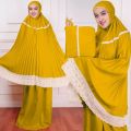 MUKENAH PLISKET DEWASA | MUKENA PLISKET RENDA | TERBARU | TERMURAH | COD. 