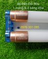 [ 2 Bộ ] Đèn Led Đôi 1m2 90w siêu sáng (1 máng & 2 bóng) [Đủ Wat]. 