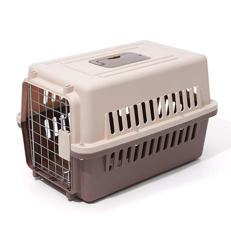 Pet Carrier Travel Cage Dog Cat Air Case Crates Airline Approved Lazada PH