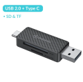 ORICO Bộ Nhớ USB3.0 Đầu Đọc Thẻ Loại C Di Động Đầu Đọc Thẻ Thông Minh Đầu Đọc Thẻ Sang SDXC, SDHC, MMC Đầu Chuyển Đổi Thẻ Nhớ PC Phụ Kiện Máy Tính Xách Tay. 