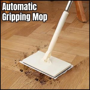 Mop 360° Rotating Mop Automatic Gripping Mop Household Cleaning Tool Clean The Kitchen Bathroom Mop