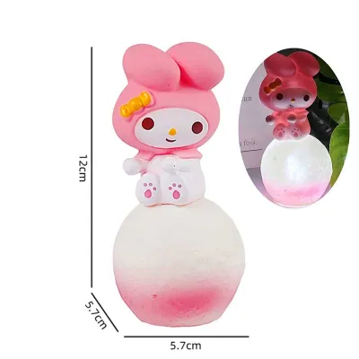 Tri-Town Sanrio Night Lights 3D Sanrio Cloud Night Light Cinnamoroll Kuromi Melody Figure Cartoon LED Light Toy Kawaii Anime Bedside Lamp Cute Cinnamoroll My Melody Gifts