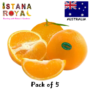 JUICY & VITAMIN-C RICH LOC SWEET RIVERLAND NAVAL ORANGES - IMPORTED FROM AUSTRALIA - ISTANA ROYAL FRUITS