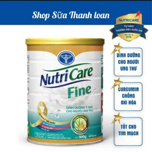 (HSD T5-2027) Sữa Bột Nutricare Fine Dinh Dưỡng Y Học Dành Cho Người Bị Ung Thư 900g.