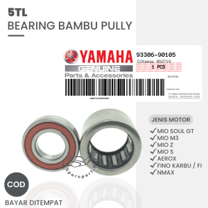 (GROSIR) LAHER BAMBU CVT MIO SMILE YAMAHA SPORTY MIO SPORTY MIO J MIO SOUL GT FINO XRIDE / BERING PULI BELAKANG SPORTI 5TL / LAHER AS PULLY PULLEY POLI / BEARING BAK CVT MIO / AS GIGI PENGHANTAR RASIO KOPLING