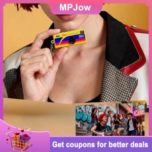 【MPJow】 Portable Mini Thumb Camera Keychain Retro Mini Action Camera LCD Display Screen Video Shooting 1080P HD Video Recording