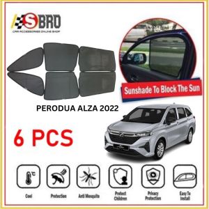 Perodua Alza New 2022 Magnetic Sunshade Car Anti-Glare Day Sunshade Strong Magnet 6pcs