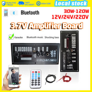 Papan Amplifier MP3 Mobil 3.7V Aplifier Board Bluetooth Papan Decoder Amplifier Audio Daya Pemutar USB Untuk Audio Kendaraan Accs