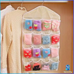 Serenity  ที่เก็บถุงเก็บถุงเท้า เก็บชุดชั้นใน  แบบแขวน  socks storage bag