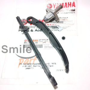 Karet Lidah Tensioner Mio J Soul GT Xride Fino Fi 54P + Rantai Keteng Kamprat Set Yamaha Cam Chain