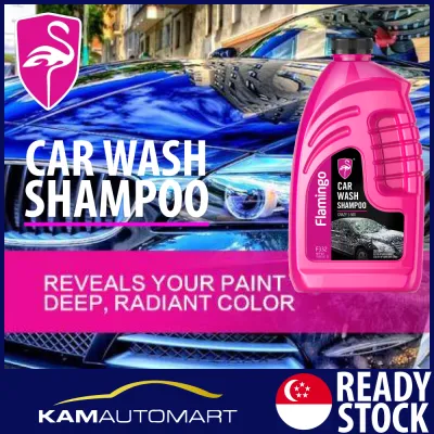 Flamingo Car Wash Shampoo 2L Car Care (KAM AUTO MART PTE LTD)