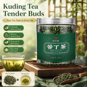 Young Bud Tea HFH Small Leaf Formosan Lettuce Herb Tea Buds Natural Herbal Drink Mellow Tea Fresh Aroma Flower Fruit Tea Xiaoye Kudingcha Nenya Office Tea Daily Beverage