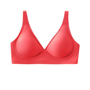 【SINGABRALETTE】Suji Seamless Bra Soft Support Anti-Sagging Bra Latex Full Coverage Wireless Breathable V Neck Underwear無痕內衣無鋼圈