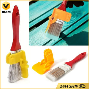Edger Paint Brush Durable Lightweight Clean Cut Painting Brush with Wood Handle DIY Tool for Frame Wall Ceiling Edges Trim Paint Trimming Color Separator Interior Detai Wall Roof Paint Brush Angle Closing Edge Imitation Wool Roller Brush Tool