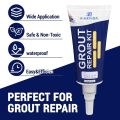 Grout Repair Kit, 6.35Oz Tile Grout Filler, Fast Drying Tile Grout Sealer for Bathroom Shower Kitchen Floor Tile, Replace Grout Pen Restore Tile Joints Line, Gaps (Gray, 180g). 