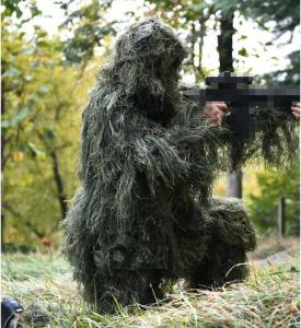 3D Universal Camouflage  Ghillie Suits Woodland Clothes Adjustable Shooting Clothing For Army Military Tactical Sniper