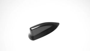 Cornerr Carbon Fiber Exterior Car Roof Antenna Shark Roof Aerials Fin Cover Trim Accessories For Toyota GR Corolla 2023 2024 2025 T4N8K