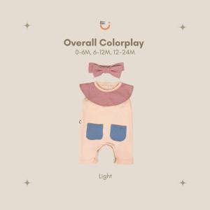 MIOUBABY Overall Colorplay Free Headband - Overall Bayi Perempuan 0-24 Bulan