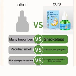 100PCS Maternity/Baby Mosquito Repellent Safe and Healthy Smokeless Electric Mosquito Liquid