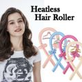 Heatless Curling Rod Headband No Heat Silk Ribbon Curling Rod Hair Roller Curls with Hair Claw Clip Lazy Natural Soft Wave DIY Hair Rollers Styling Tool for Sleep in Overnight. 