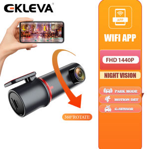 EKLEVA WiFi Dash Camera For Car Dvr FHD 1440P Dashcam MINI Auto Driving Recorder App Control Night Vision Car Camera