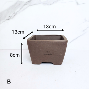 The Leaferie Reimi Bonsai (Series 3) square plant pot flowerpot flower pot planter planters