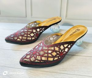 Dafa Sandal Pesta Wanita Hak Kaca Terbaru 2024 Cod/Bayar di Tempat