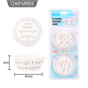 CHEFMADE Standard Paper Cupcake Liner 100PCS 7cm*3cm Muffin Paper Baking Cup Cupcake Cases FDA Approved CL5035/ CL5036