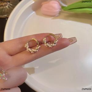 [COD] ZNPNXN 1Pair New Simple Temperament Circle Earrings Fashion Small Versatile Earrings Womens Jewelry