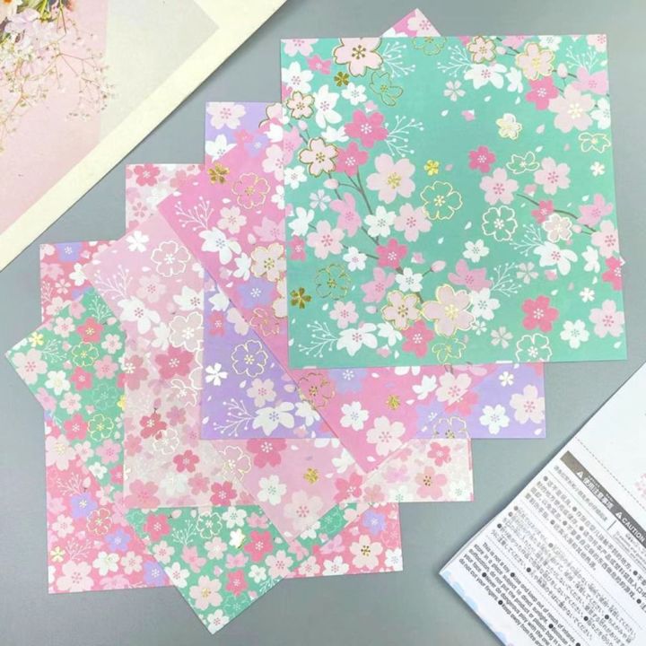 YOULLINGY Square Pink Creativity Exercise Sakura Pattern Cherry Blossom ...