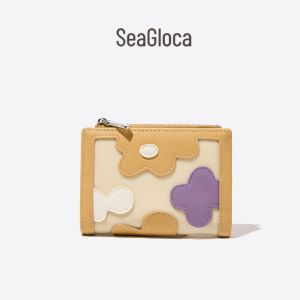 SeaGloca Flower Multi-Functional Flower Pattern Purse Card Bag For Woman