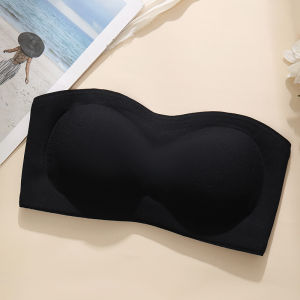 Strapless Push Up Bra Seamless Women Anti-Slip Jelly Grip Full Cup Bra Nonmarking Wireless Breathable Underwear無肩帶內衣防滑