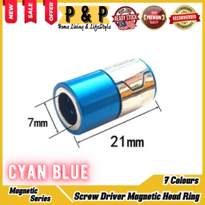 Magnetic Ring Strong Metal Magnetic Steel Screwdriver Head Hex Driver Drill Bit Magnetic Ring Screw Strong