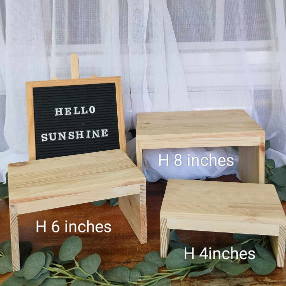 Wooden Riser, set and individual size | Lazada PH